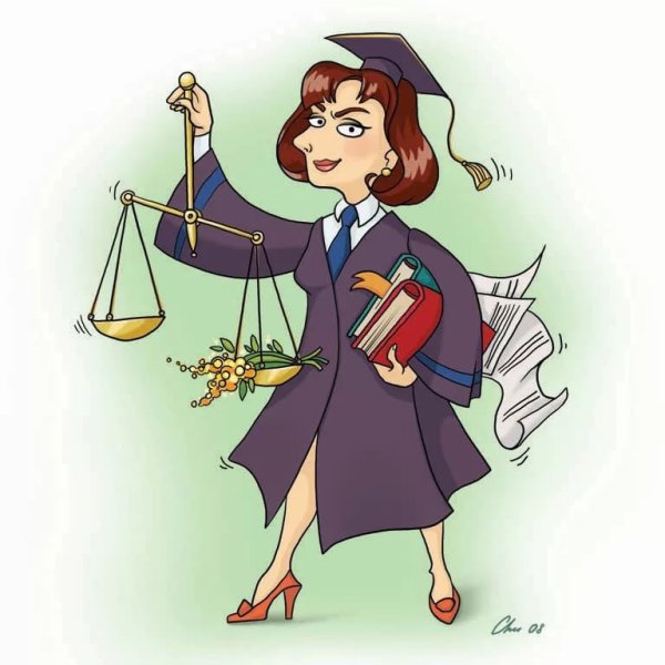 Юрист иллюстрация