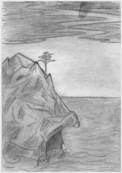 Утес иллюстрация