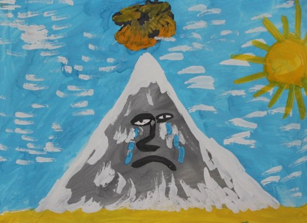 Иллюстрация к стихотворению Лермонтова Утес