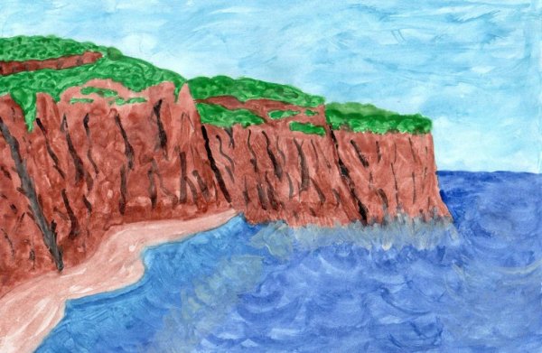 Нарисовать Утес