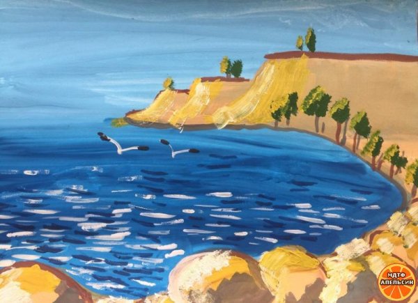 Рисунок на тему Утес