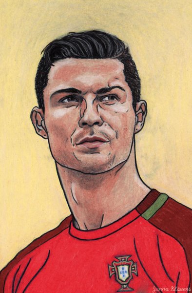 Нарисовать Кристиано Роналдо