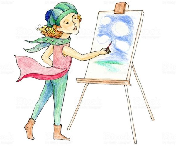 Профессия художник для детей