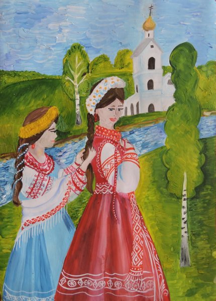 Образ русской красавицы дети