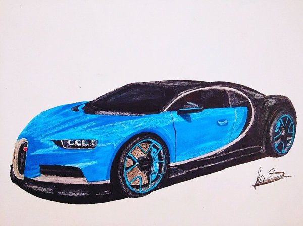 Бугатти ЧИРОН рисунок