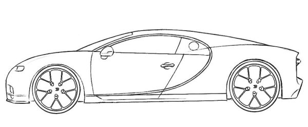 Бугатти Вейрон раскраска