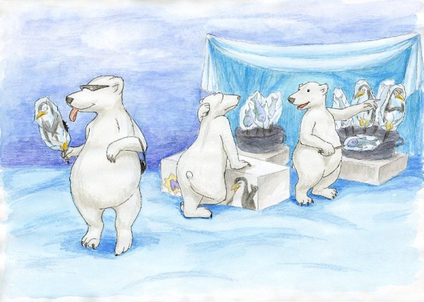 Родари фиалка на Северном полюсе