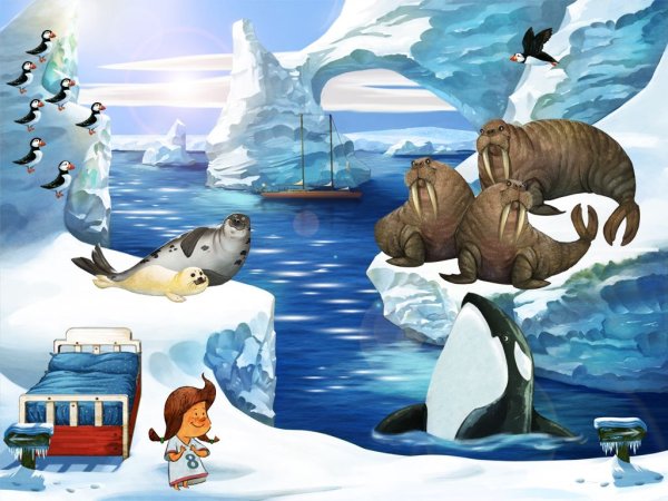 Антарктида для детей