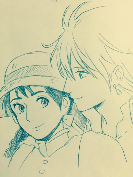 Хаул Ходячий замок скетч