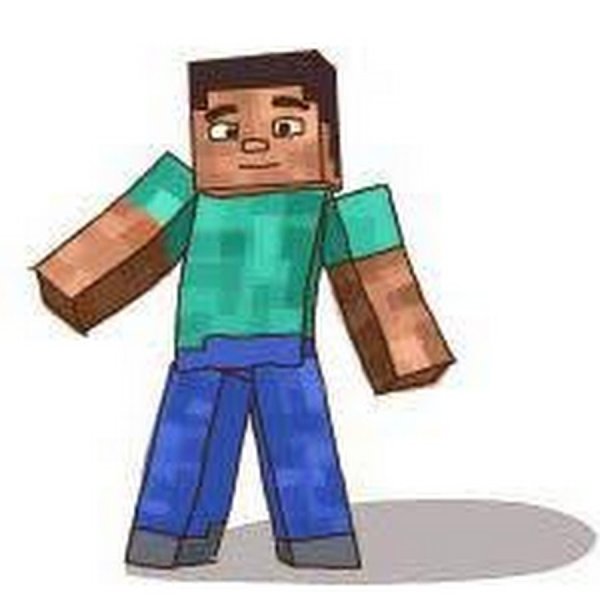 Стив в МАЙНКРАФТЕ рисунок
