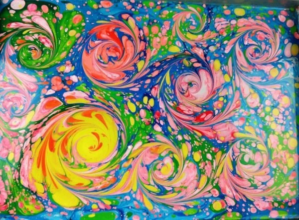 Техника батал эбру