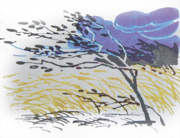 Николай Рерих Зов неба молния