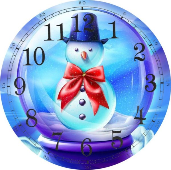 Новый год часы
