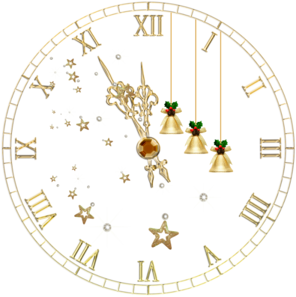 Сказочные новогодние часы