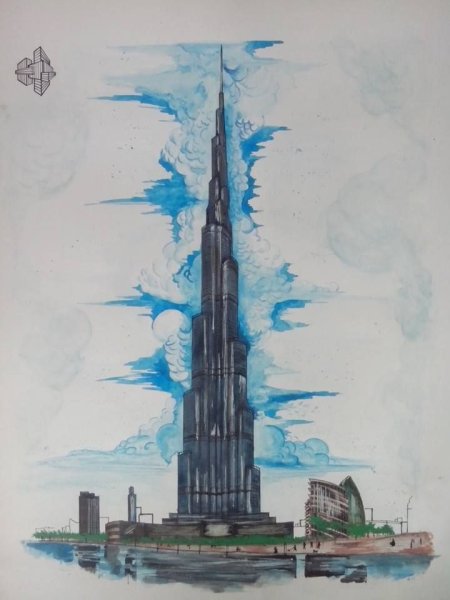 Символ Дубая Бурдж Халифа