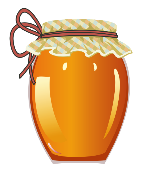 Баночка меда рисунок