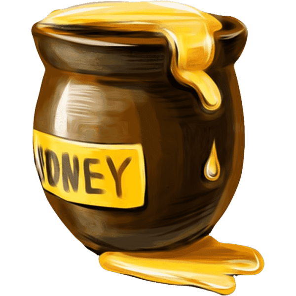 Нарисовать баночку меда