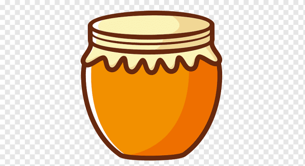Банка меда нарисовать