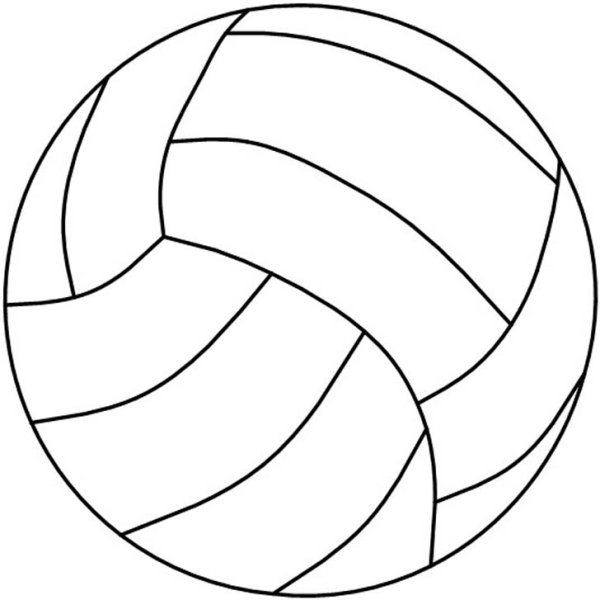 Мяч раскраска для детей