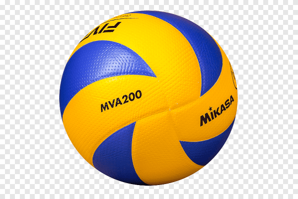 Волейбольный мяч Микаса 200 на прозрачном фоне