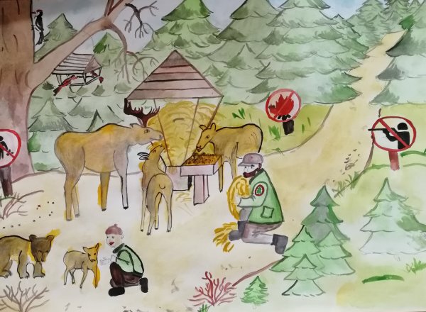 Конкурс рисунков Хранители природы