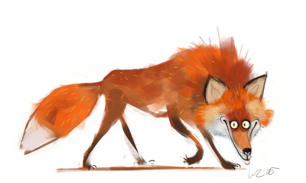 Смешные мультяшные лисы