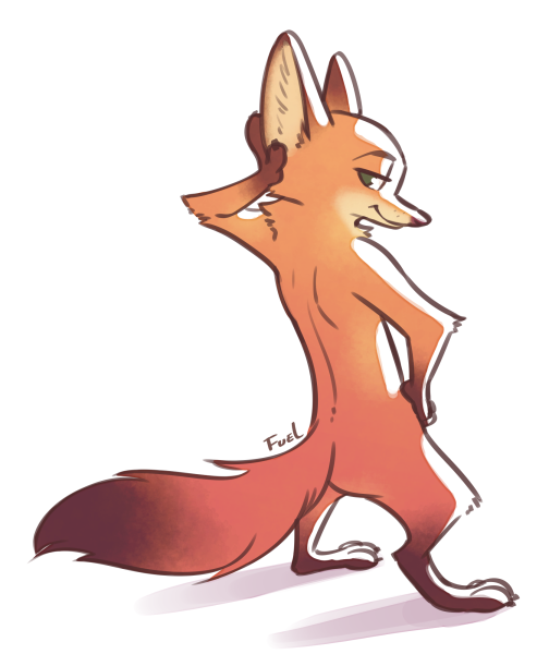 Лисичка мультяшная