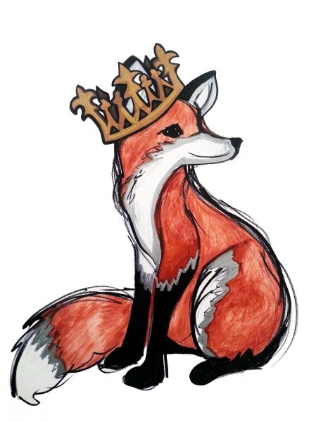 Рисунок лисы