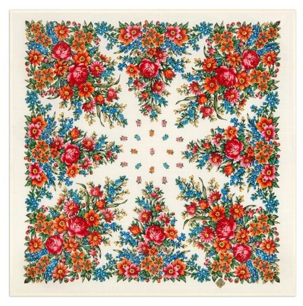 Наталья Белокур художник Павлопосадские платки