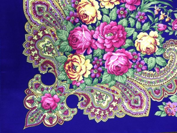 Узор павлопосадского платка