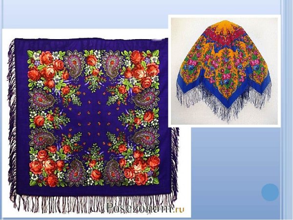 Павловопосадские платки изо