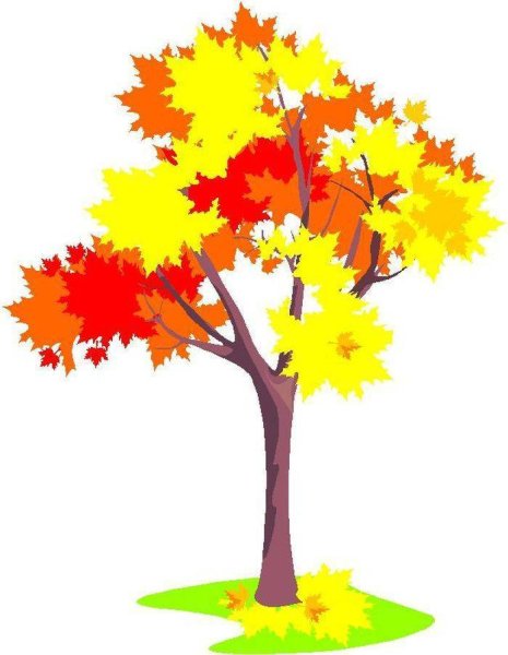 Осеннее дерево для детей