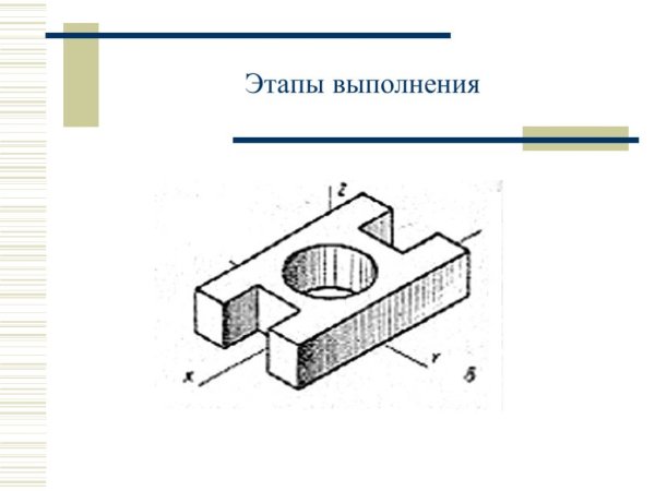 Выполнение технического рисунка