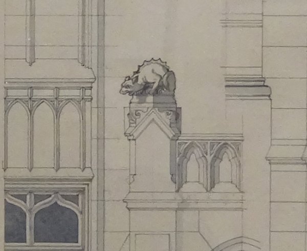 Особняк Морозова эскиз Шехтеля