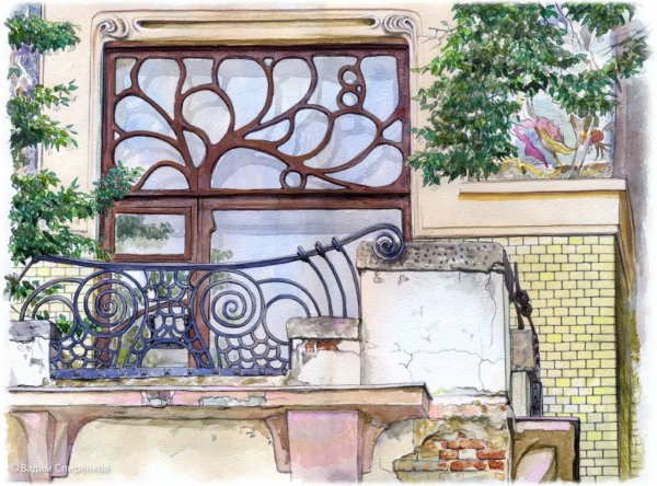 Особняк Рябушинского Шехтель фасады