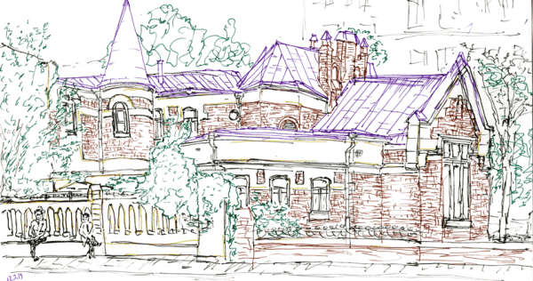 Федор Шехтель рисунки