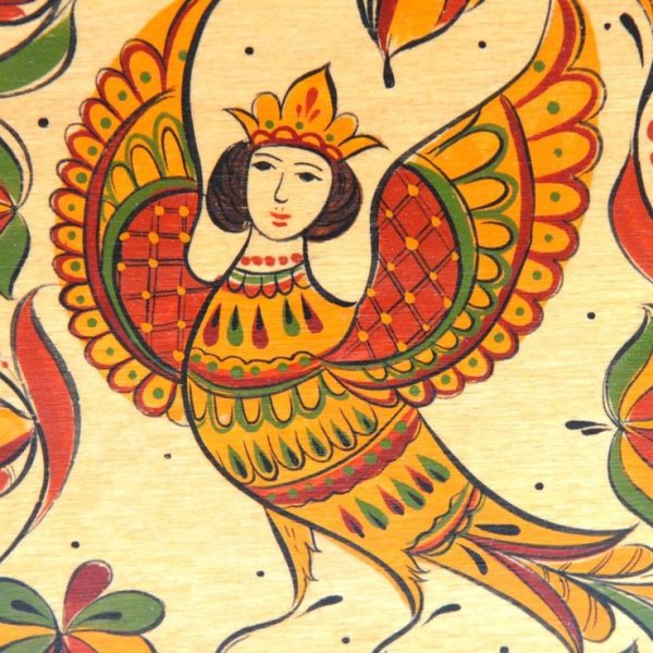 Великоустюжская роспись птица Сирин