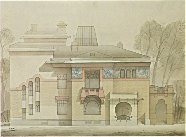 Особняк Рябушинского Шехтель чертежи