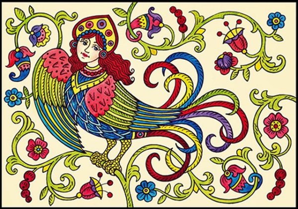 Птица Сирин в сказке