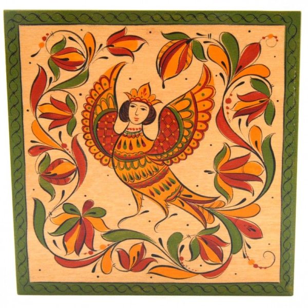 Птица Феникс Сирин алконост