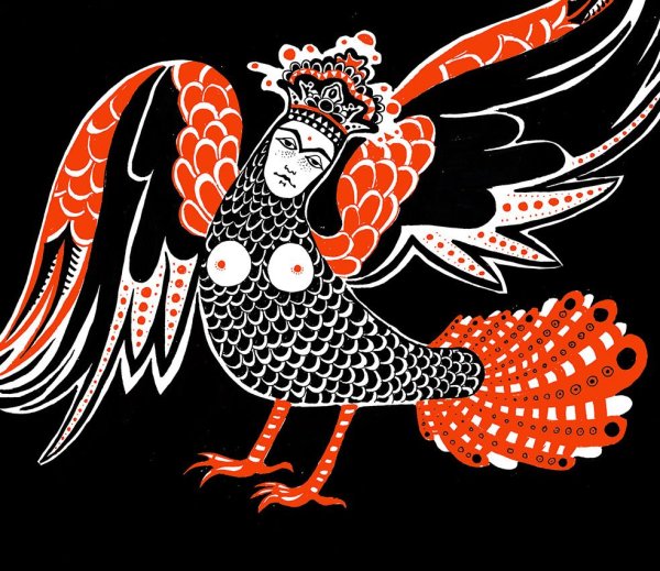 Символ птицы Сирин