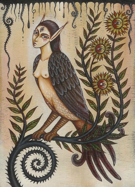 Птица Сирин для детей