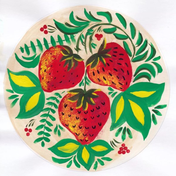 Тарелка рисунок