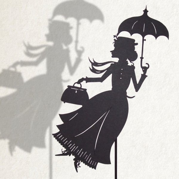 Мэри Поппинс теневой театр