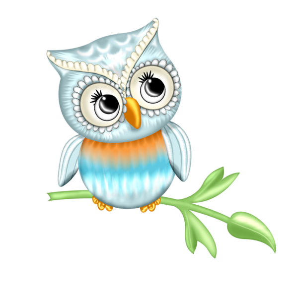 Совушки на веточке