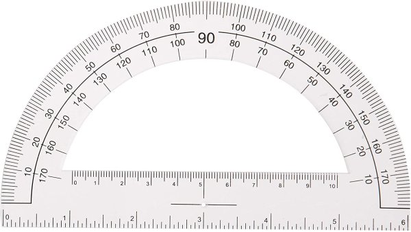 Транспортир на прозрачном фоне