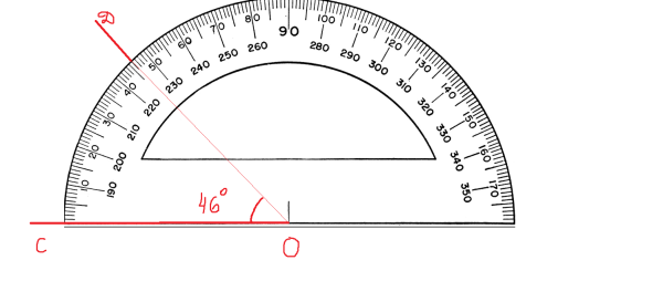 Транспортир на а4