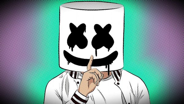 Маршмеллоу певец нарисовать