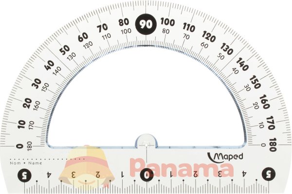 Транспортир на прозрачном фоне