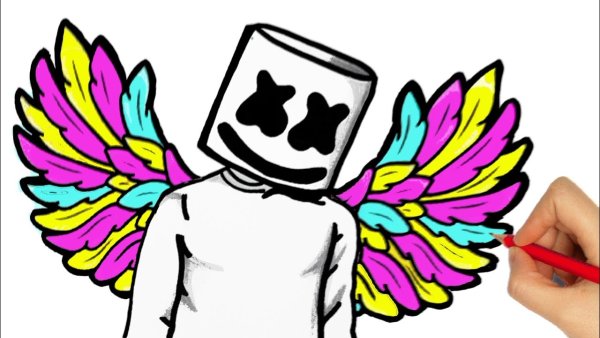 Маршмеллоу для срисовки